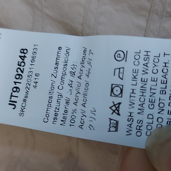 SHEIN Multi colored bubble sleeved Sweater - Picture 5 of 5